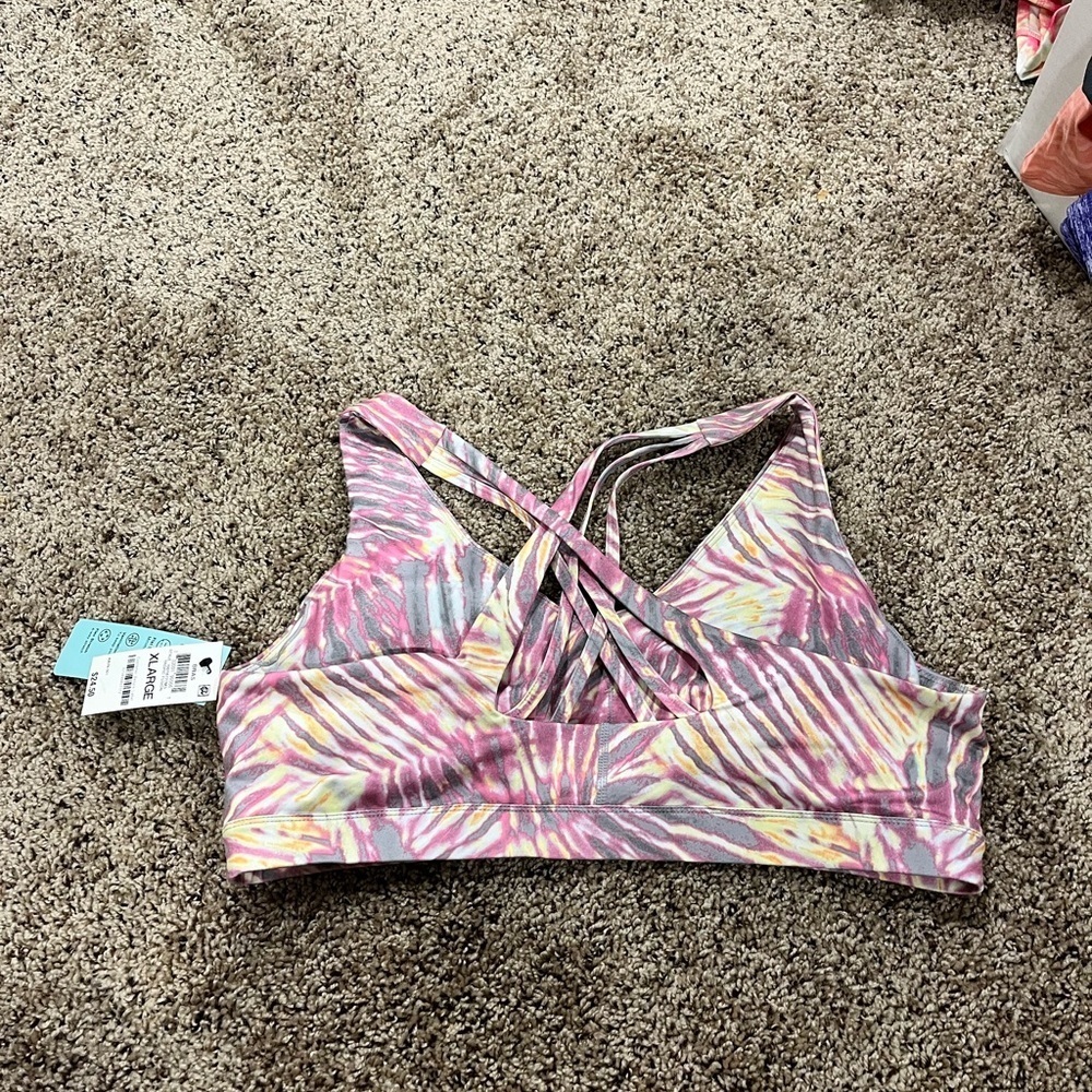 Ideology Tropic Fusion Crossback Sports Bra - Picture 3 of 3